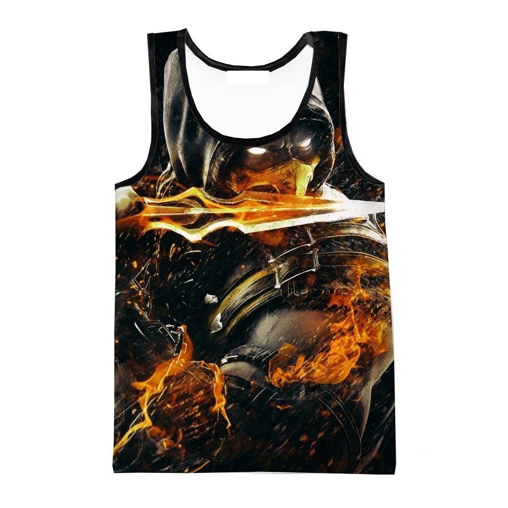 Summer Games Clothing - Mortal Kombat Game 3D Print Tank