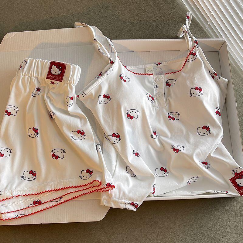 Summer Clothes - Pure Desire Cute Hello Kitty Cartoon