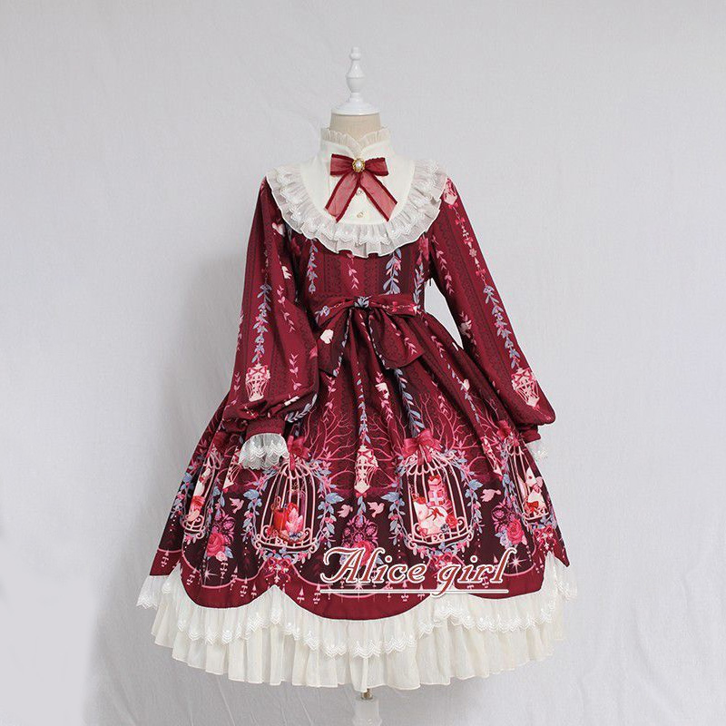 Summer Victorian Clothing - MAGOGO Kawaii Lolita Dress Long Sleeve