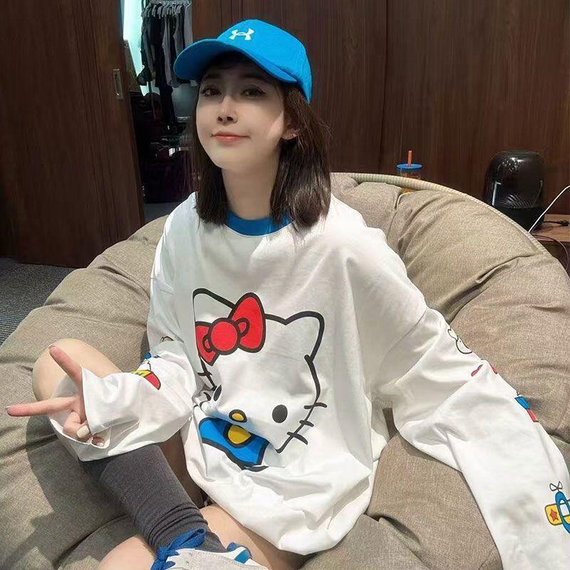 Summer Clothing Long Sleeve - Long-Sleeved Hello Kitty Summer New Style