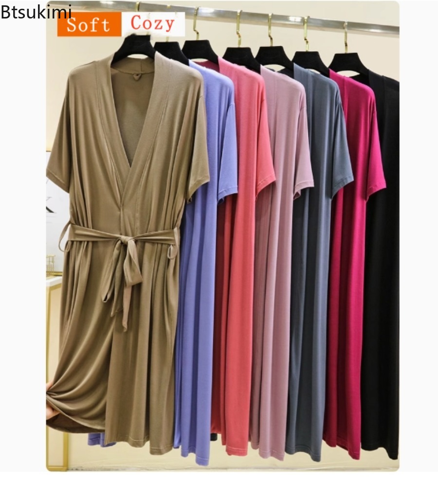 Summer Nights Clothing - Soft Modal Robes for Women Summer