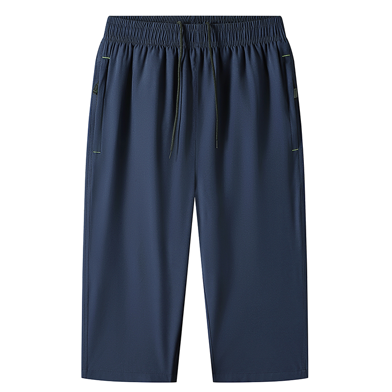 Summer Clothing Men 2025 - 2025 Summer Calf-Length Pants Men Large