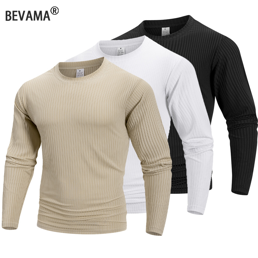 Summer Clothing Long Sleeve - Spring Summer Men's Crew Neck Long