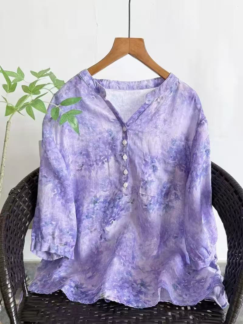 Summer Clothing In Japan - 100% Ramie shirts for women summer