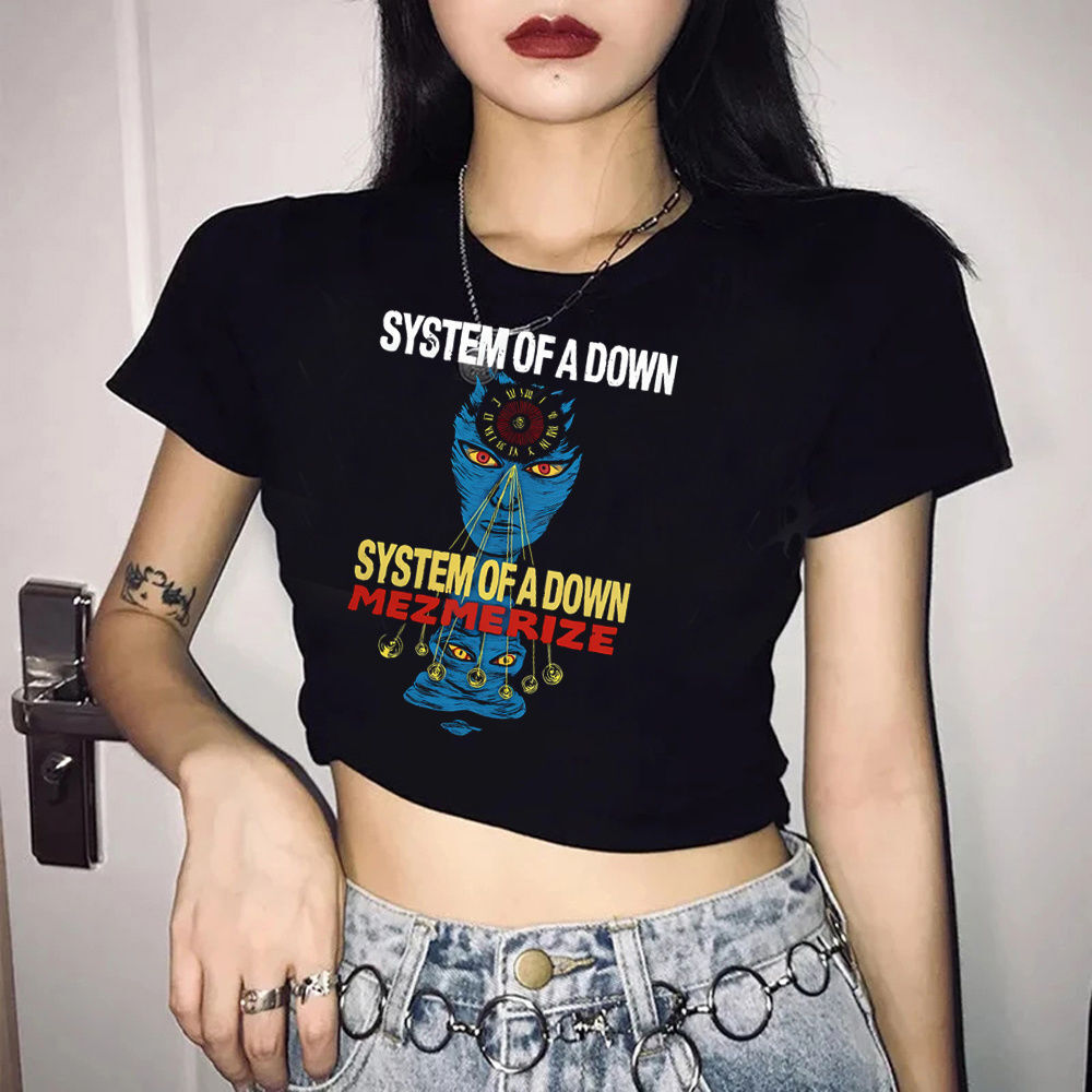 System of a Down crop top crop - Summer Grunge Clothing review and price