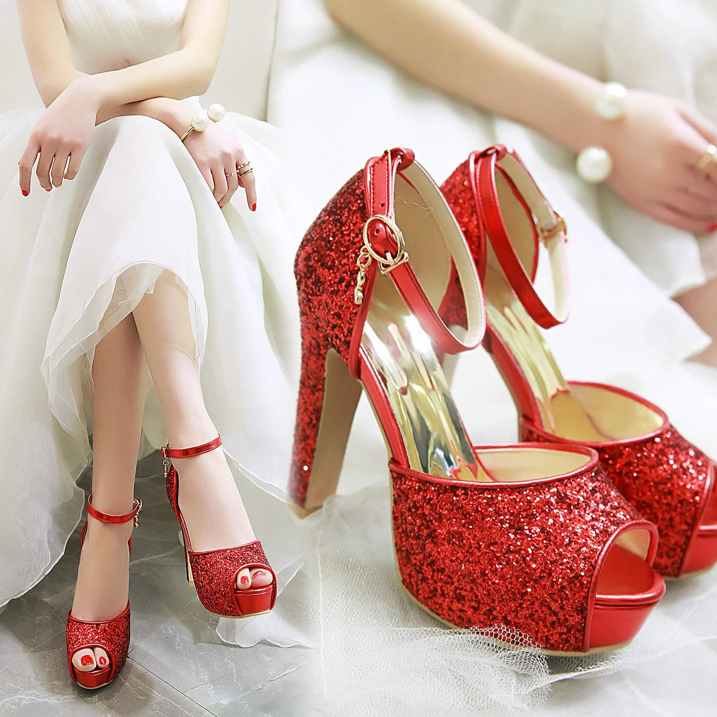 Silver Summer Women High Heel  - Summer Closet review and price