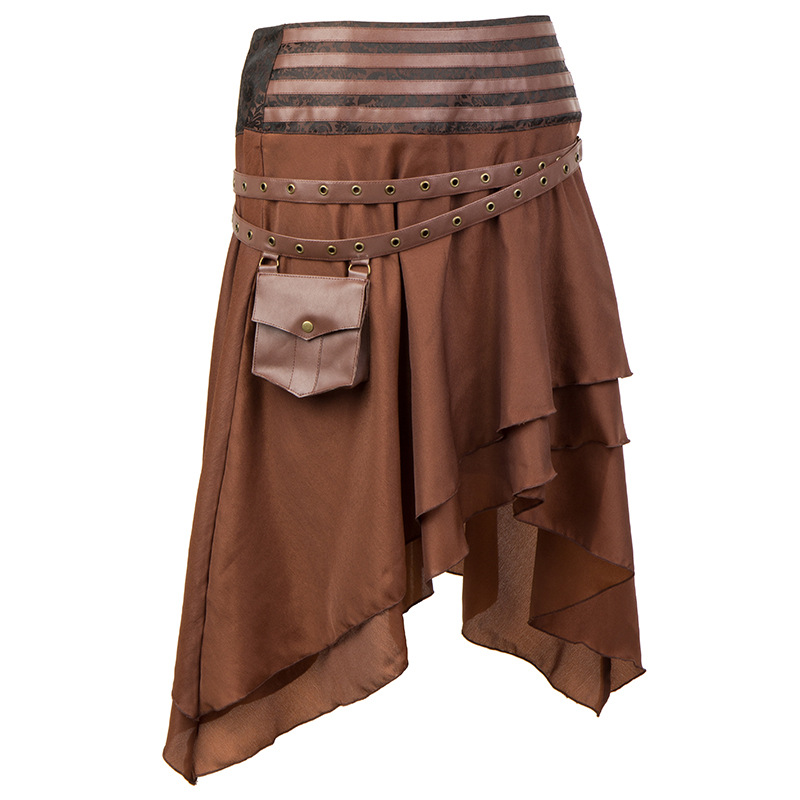 Brown Dropped Waist &Small Poc - Summer Victorian Clothing review and price