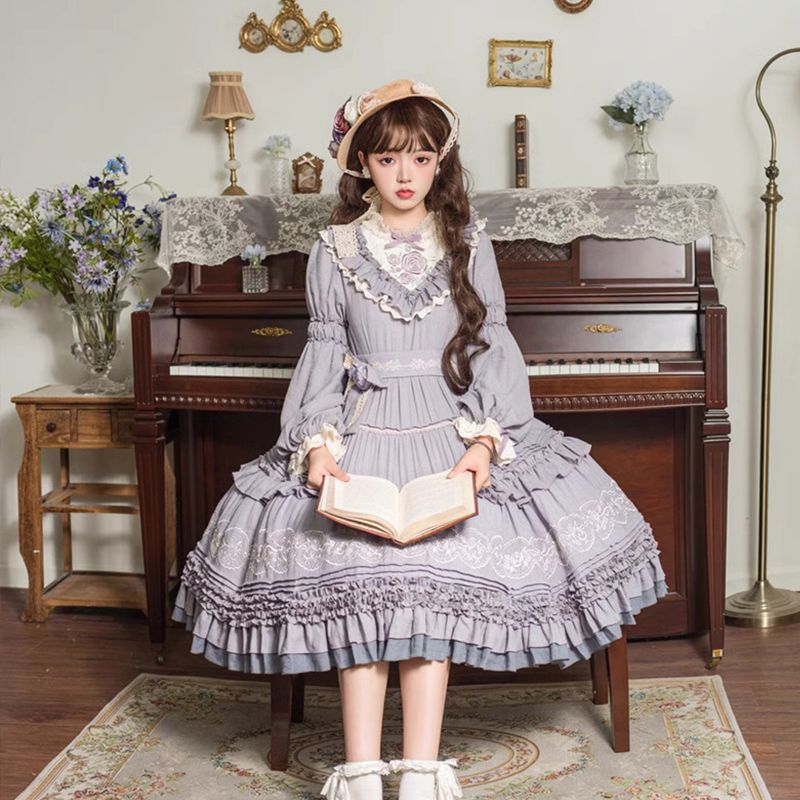 Japanese Cos Kawaii Lolita Dre - Summer Victorian Clothing review and price