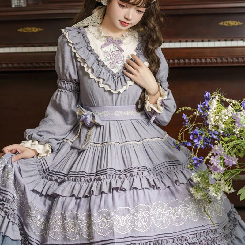 Japanese Cos Kawaii Lolita Dre - Summer Victorian Clothing review and price