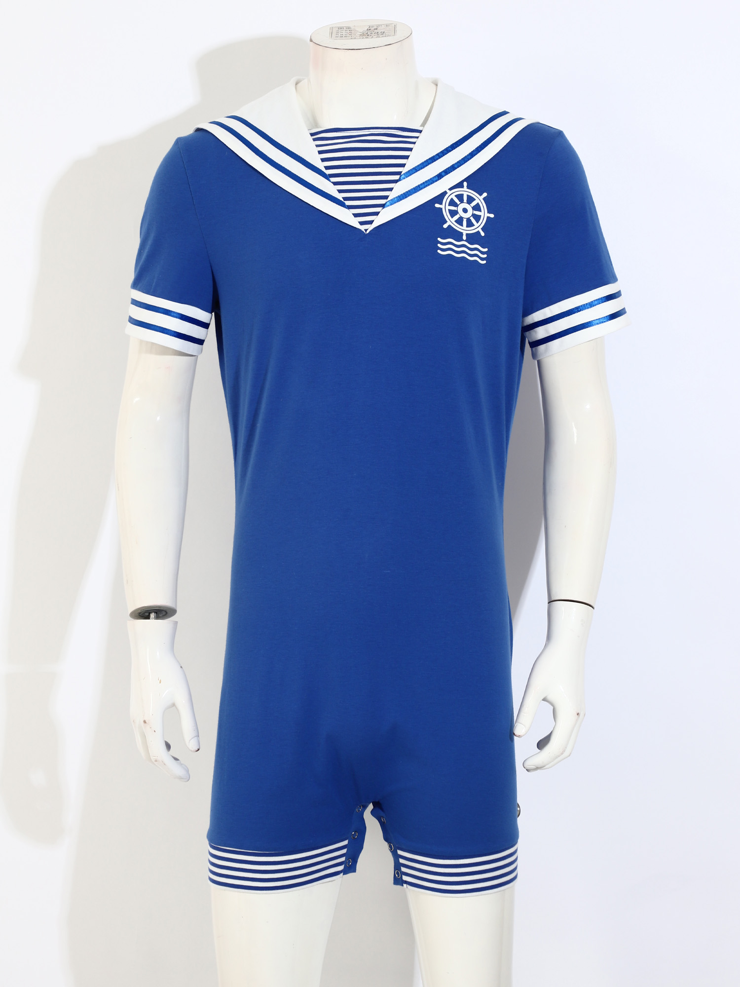 Men Navy Collar Rompers for Ha - Summer Vacation Clothing Men review and price