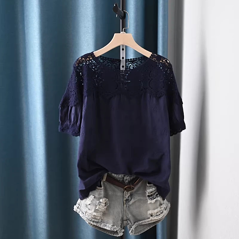 2026 Hollow Out Lace Patchwork - Summer Clothing In Japan review and price