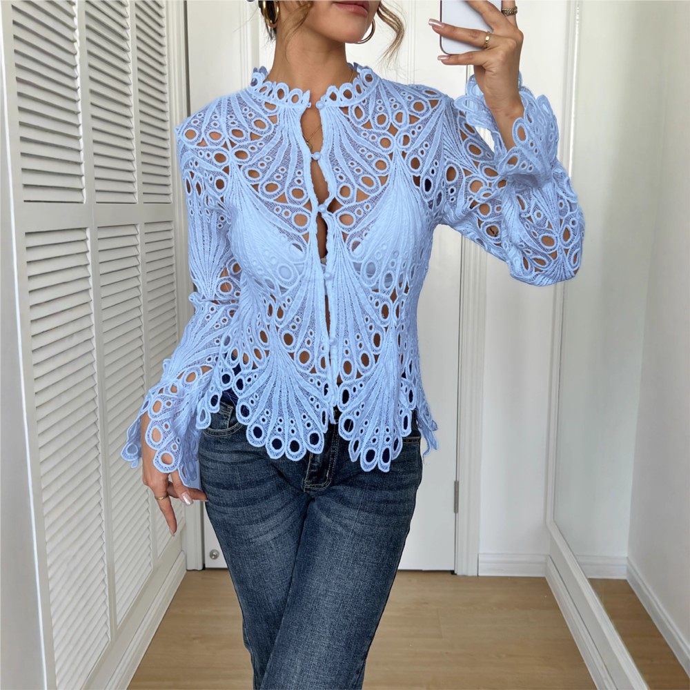 Women's Sexy Lace Hollow Solid - Summer Zara review and price