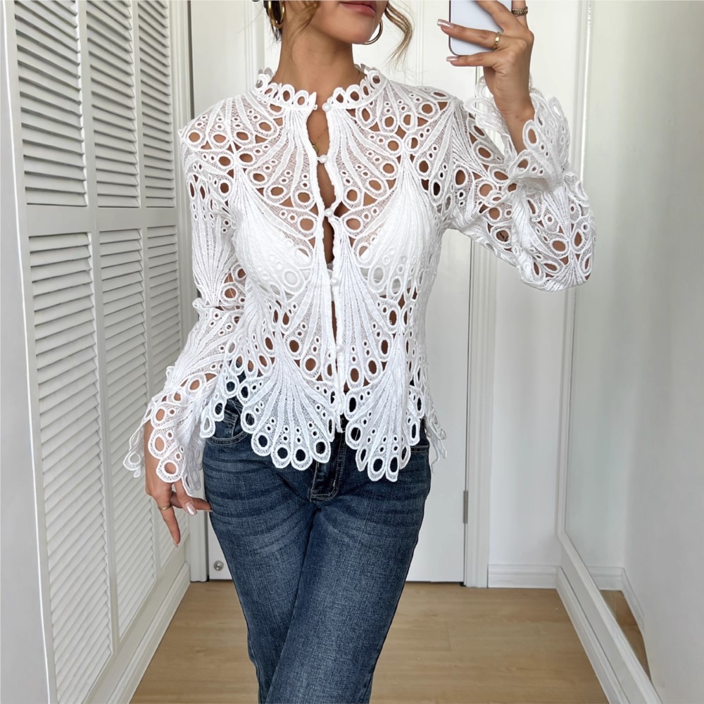 Women's Sexy Lace Hollow Solid - Summer Zara review and price