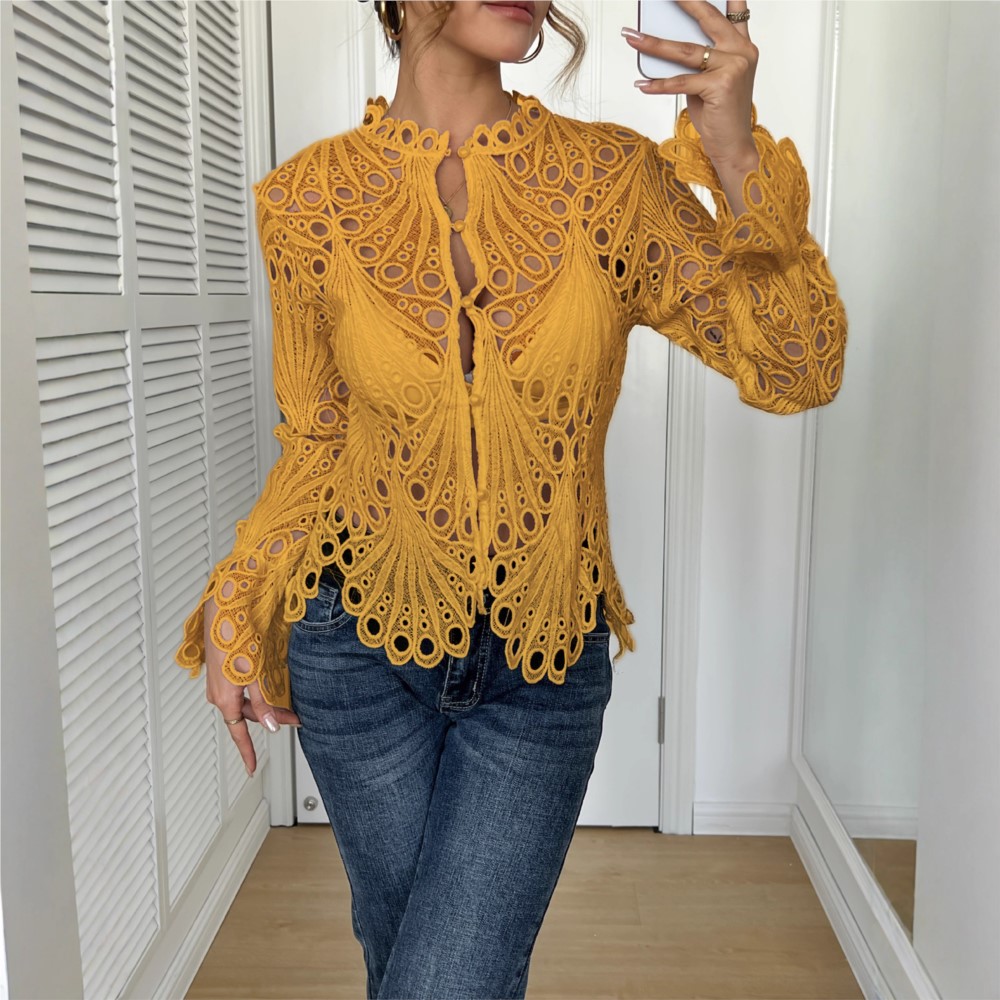 Women's Sexy Lace Hollow Solid - Summer Zara review and price