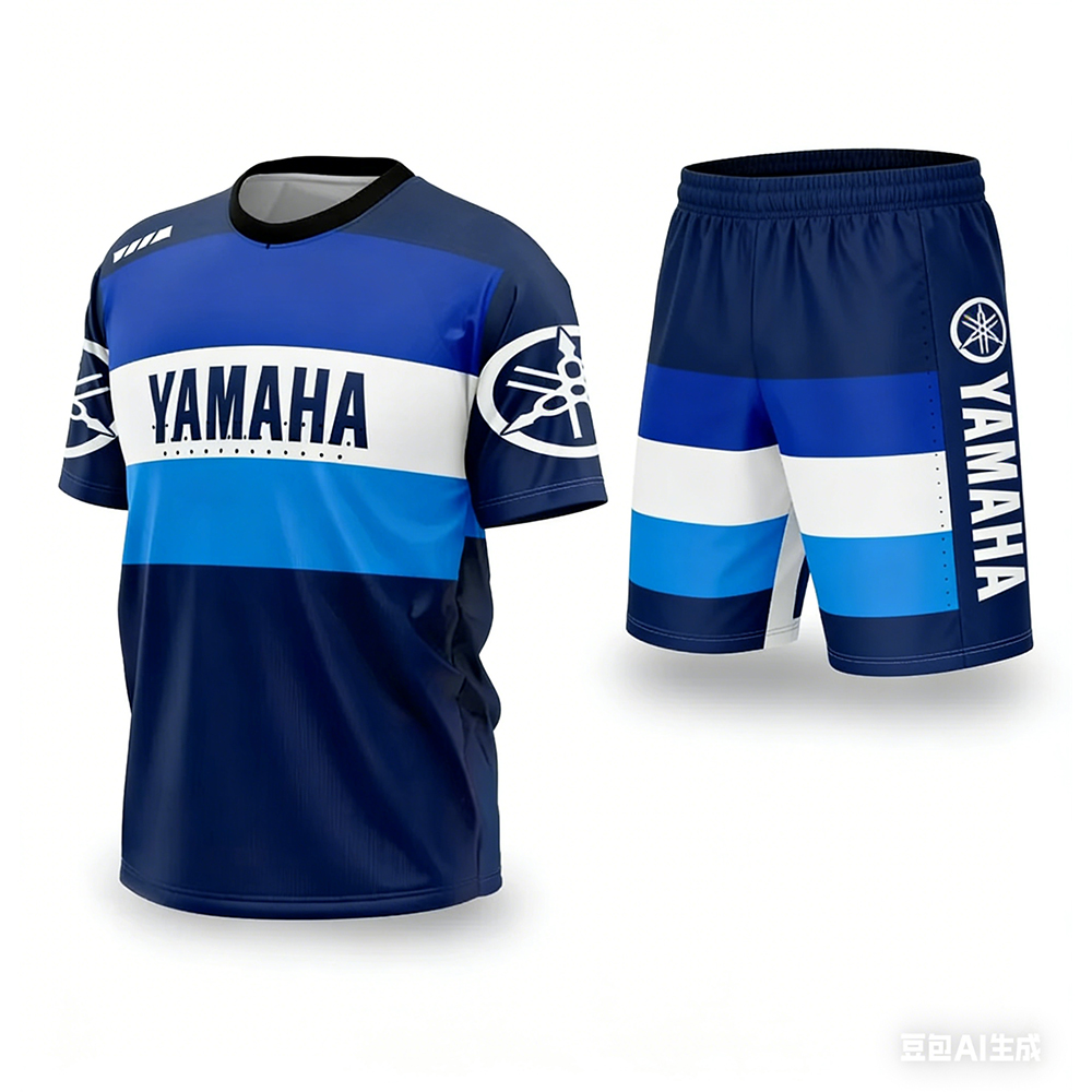 New Summer YAMAHA Men Women Mo - Summer Clothing Sets Women review and price