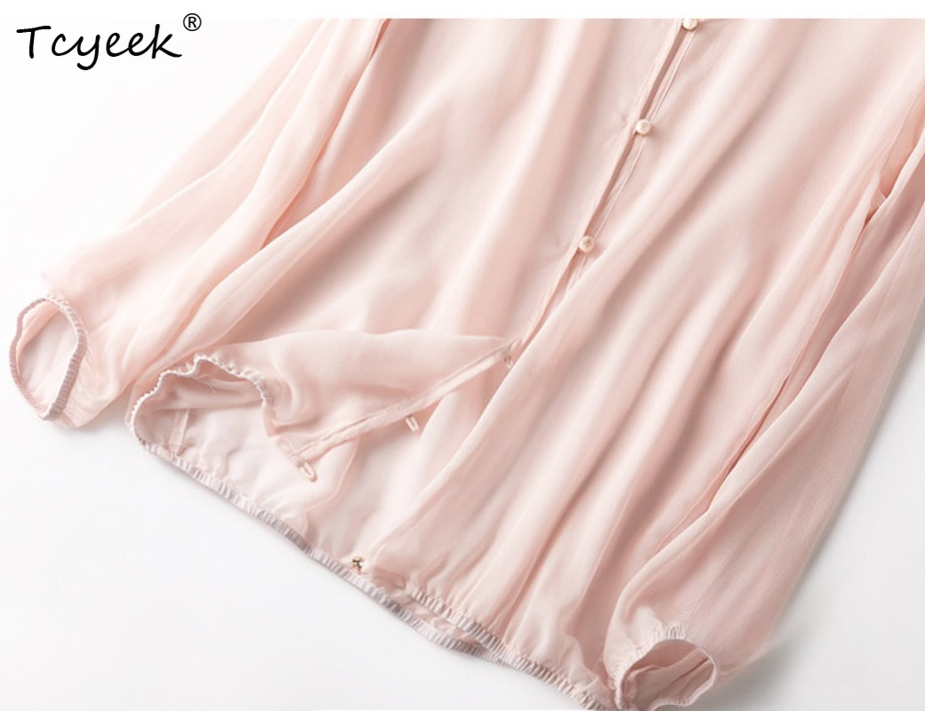 Tcyeek 100% Real Mulberry Silk - Summer Clothing Us review and price