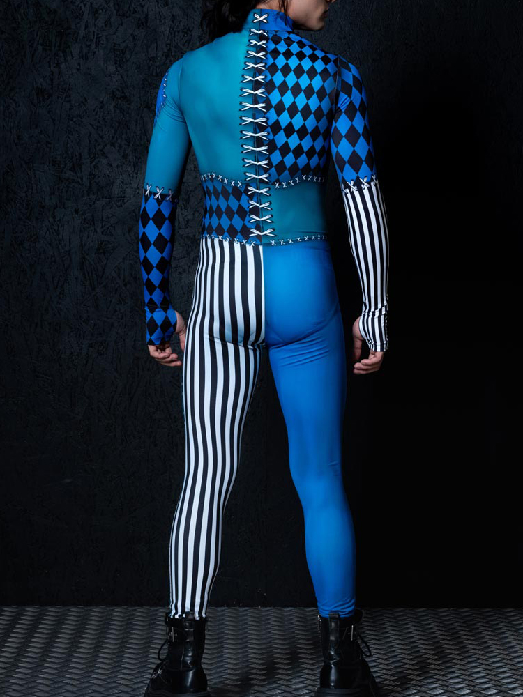 Clown Adult Robot Cosplay Jump - Summer Vacation Clothing Men review and price