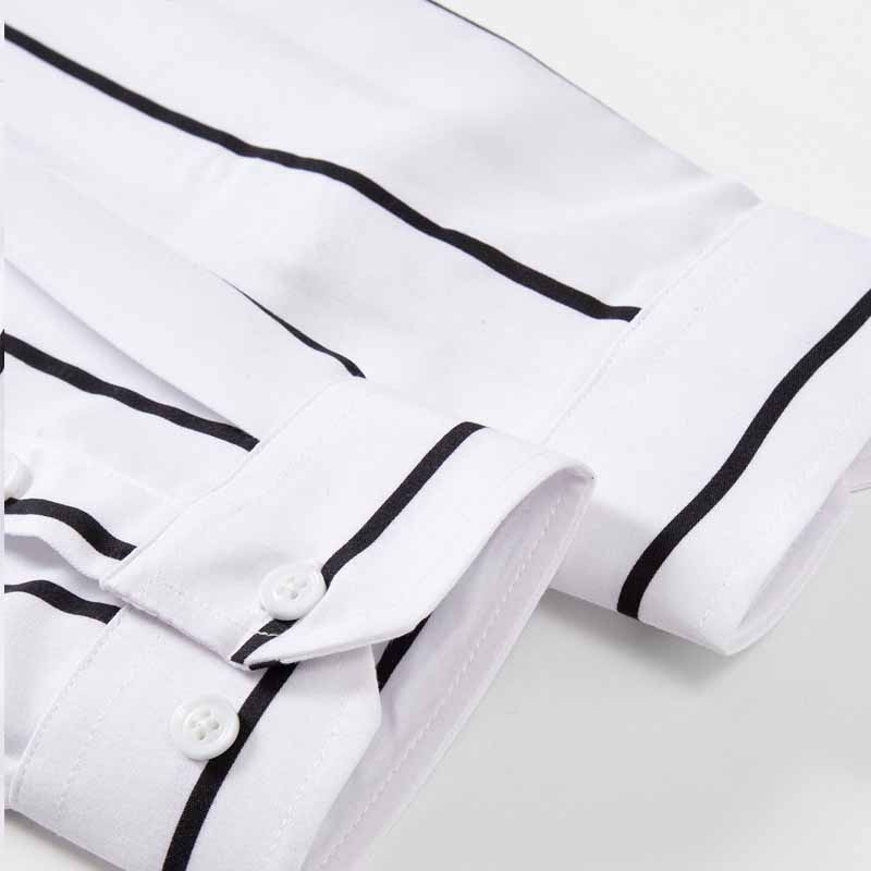 Men's Striped Dress Shirt Long - Summer Clothing Long Sleeve review and price