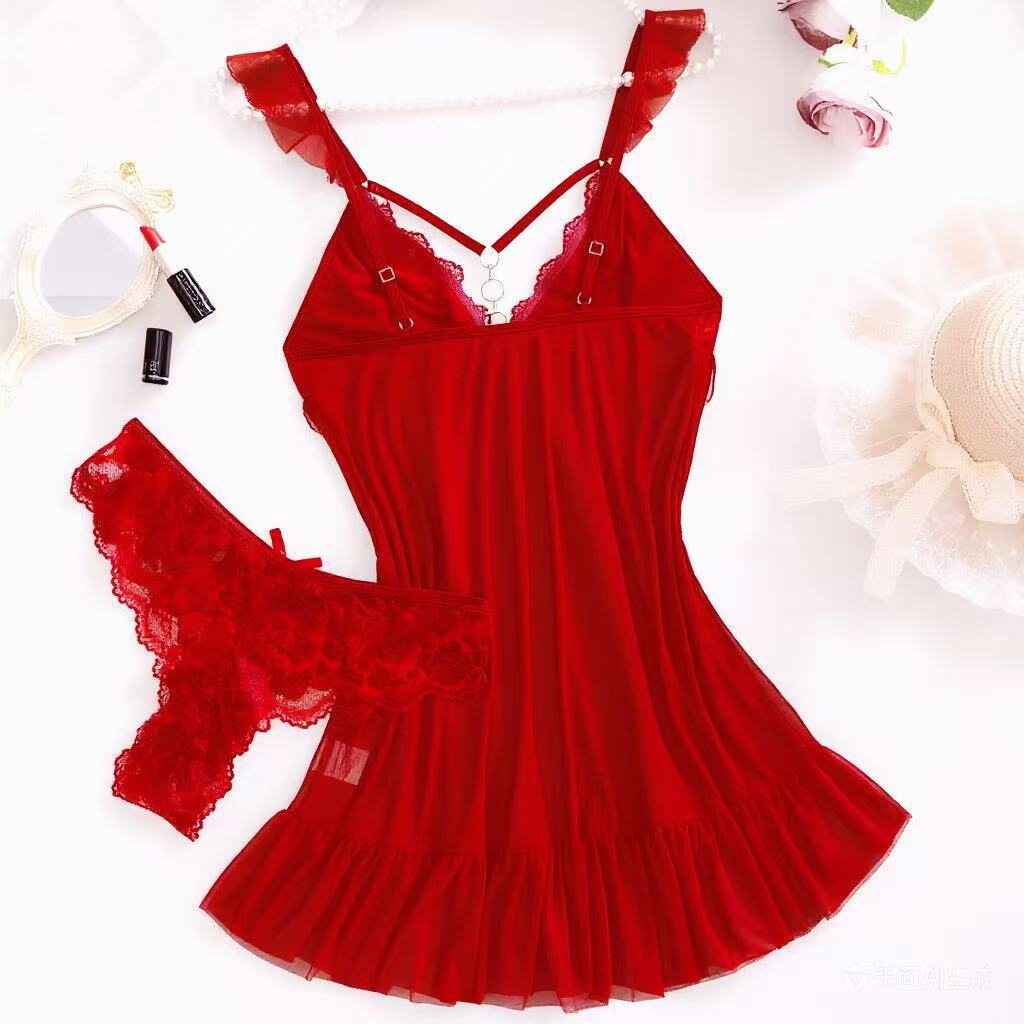 2026 New Red Sexy Lingerie Set - Summer Nights Clothing review and price