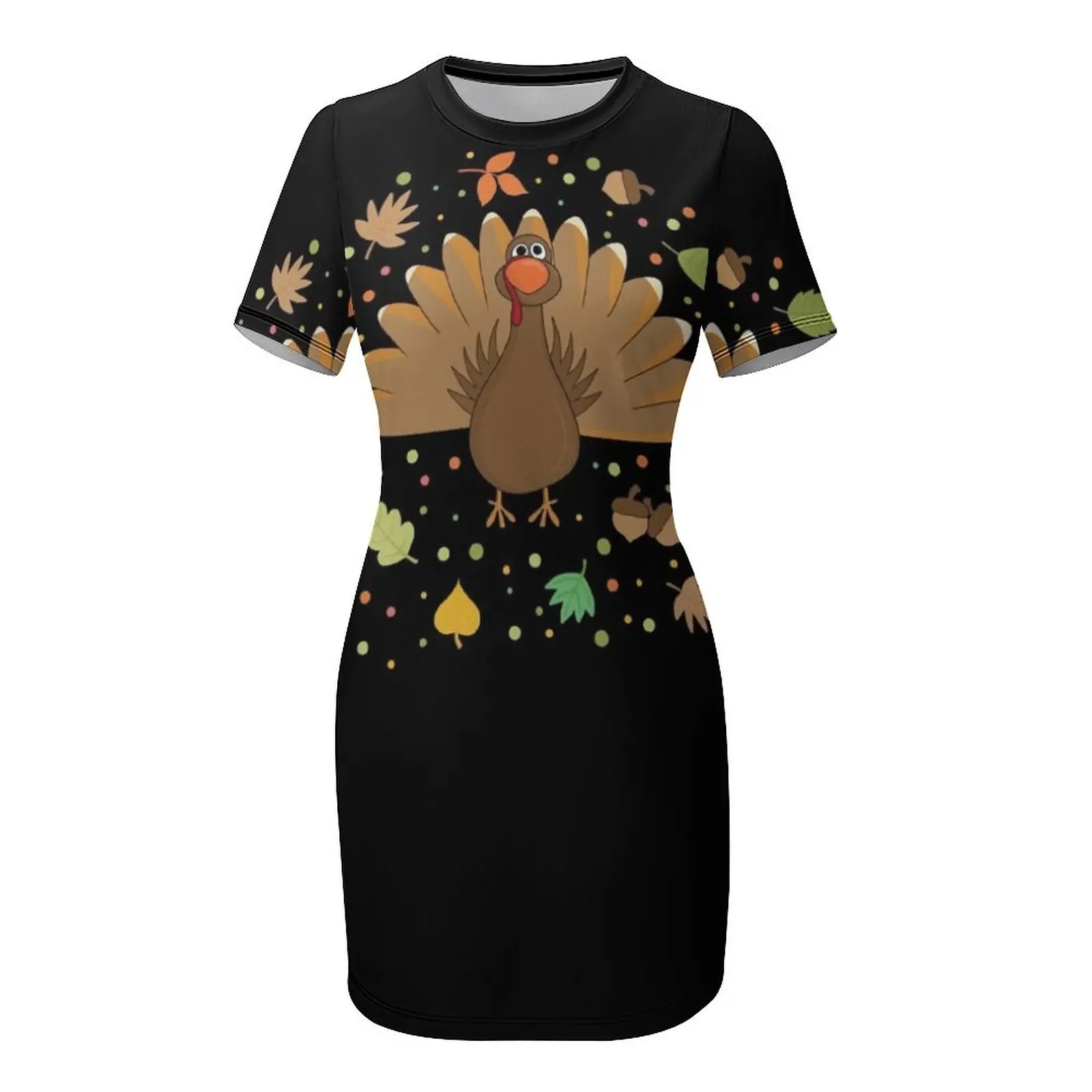 Thanksgiving Turkey Short-Slee - Summer Clothing Trends For Women 2026 review and price
