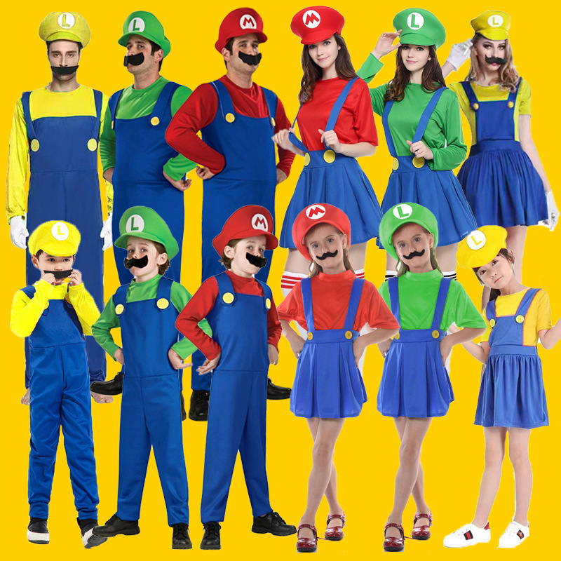 Costume Game Bros Super Luigi  - Summer Vacation Clothing Men review and price