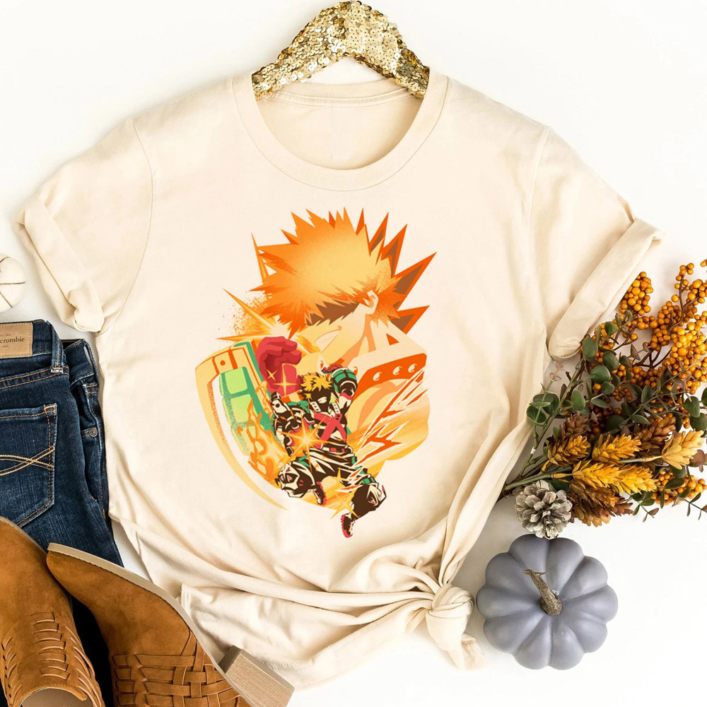 My Hero Academia t-shirt femal - Summer Grunge Clothing review and price