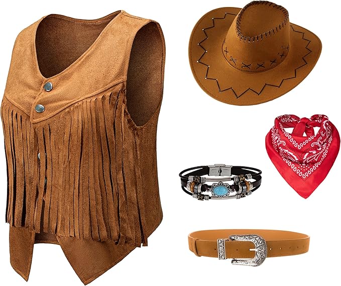 Women Men Cowgirl Costume West - Summer Vacation Clothing Men review and price