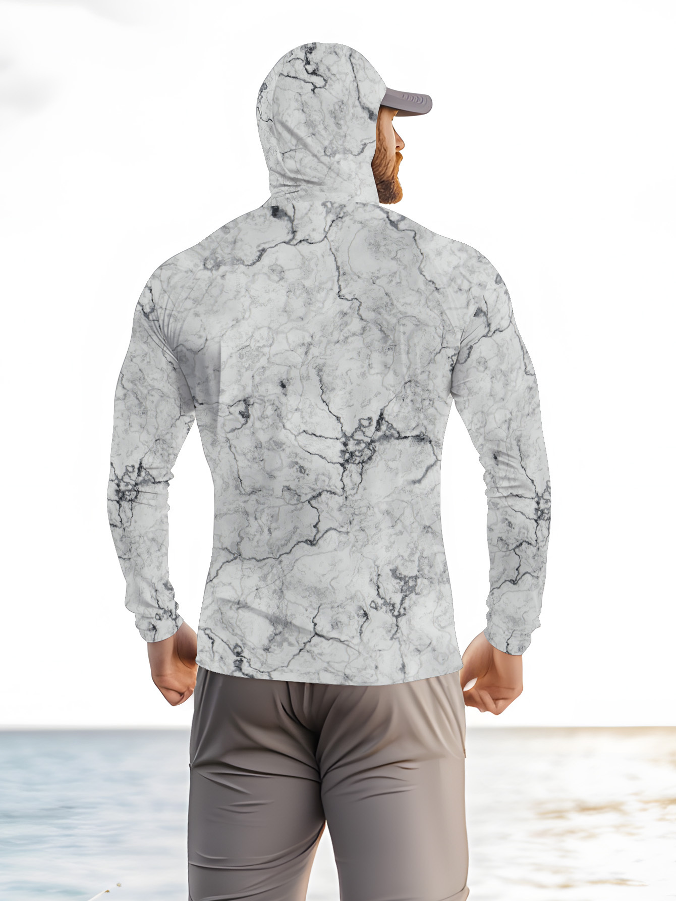 Men Hood Fishing Shirt long sl - Summer Clothing Long Sleeve review and price