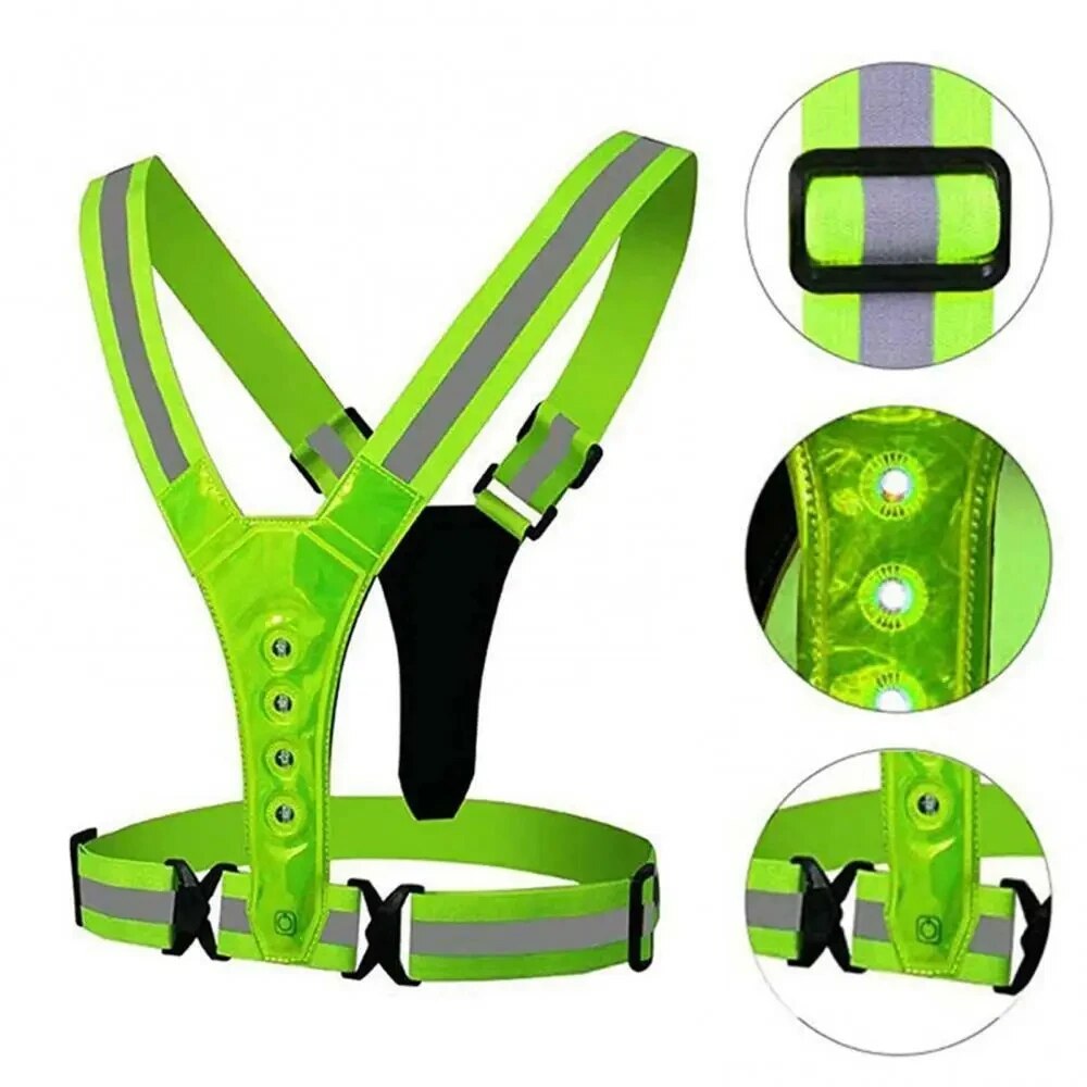 LED Running Vest Reflective Gl - Summer Nights Clothing review and price