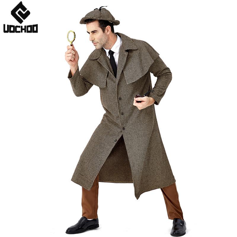 Men's Detective Costume Cospla - Summer Vacation Clothing Men review and price