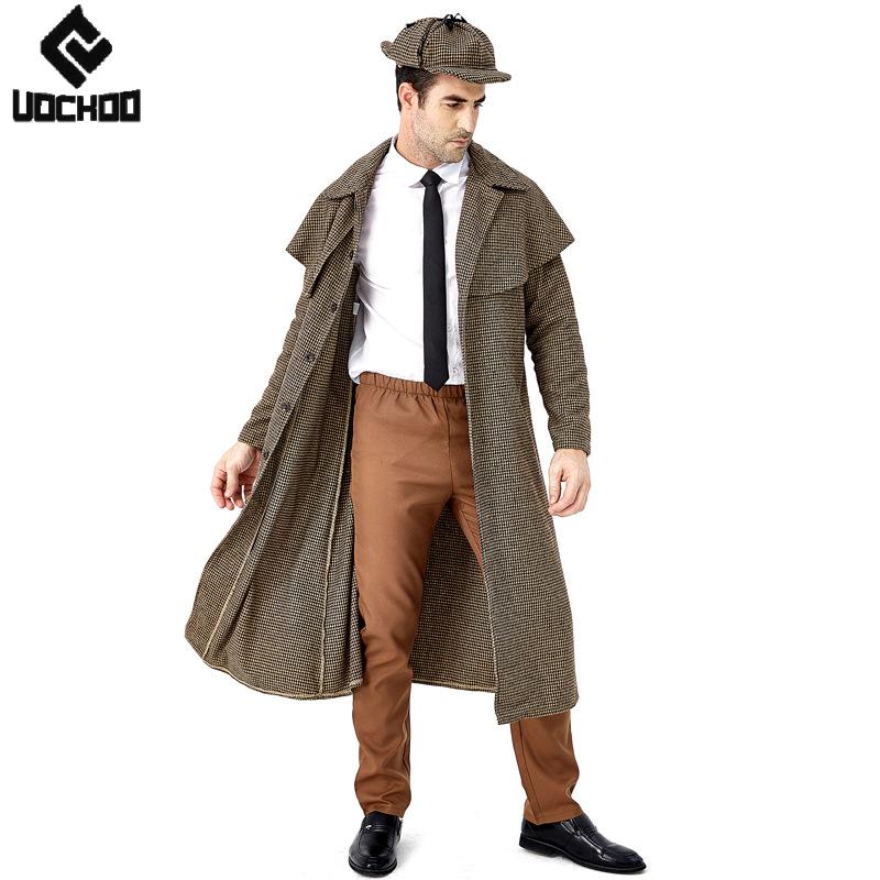 Men's Detective Costume Cospla - Summer Vacation Clothing Men review and price