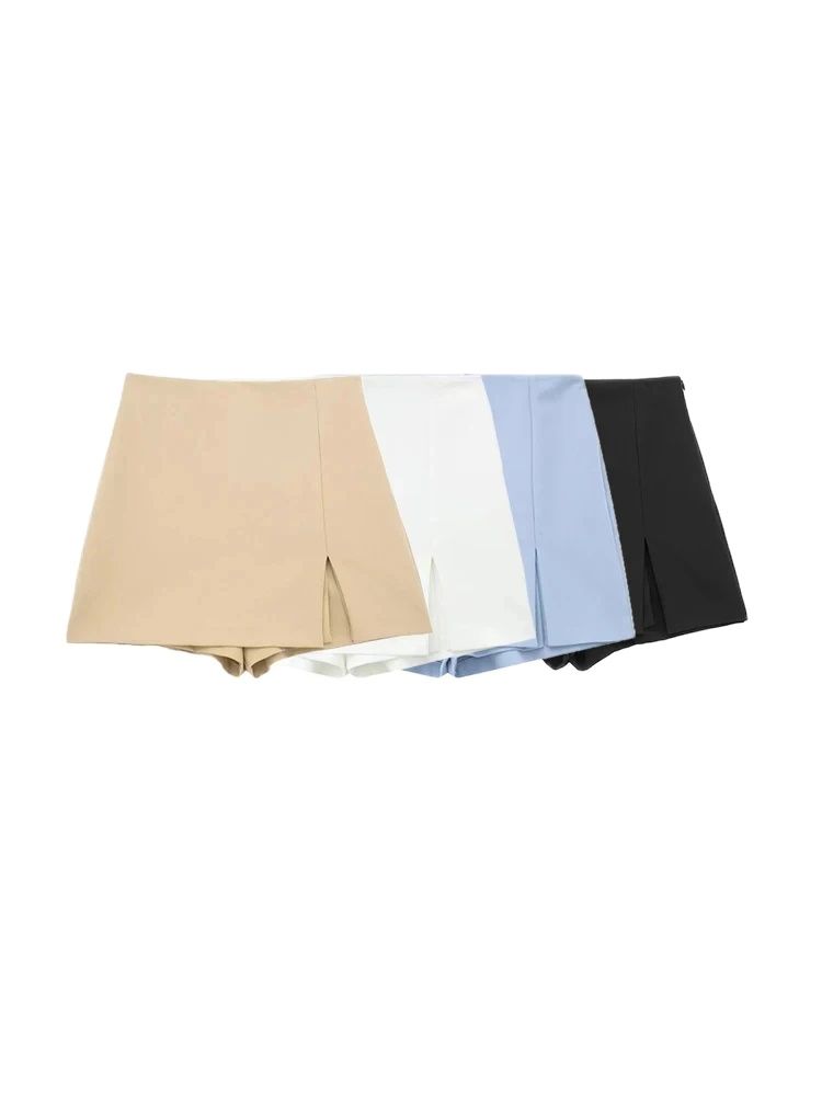 Women's Front Slit Shorts Skir - Summer Zara review and price