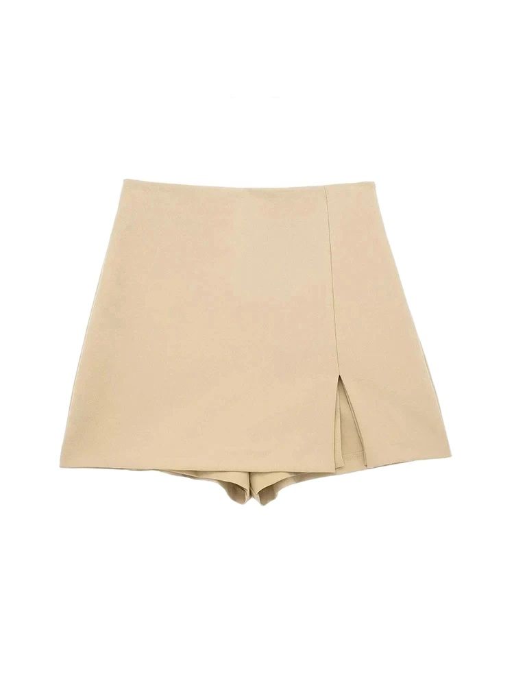 Women's Front Slit Shorts Skir - Summer Zara review and price