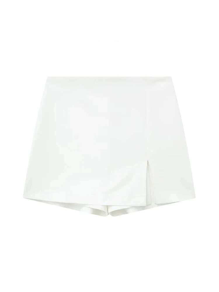 Women's Front Slit Shorts Skir - Summer Zara review and price