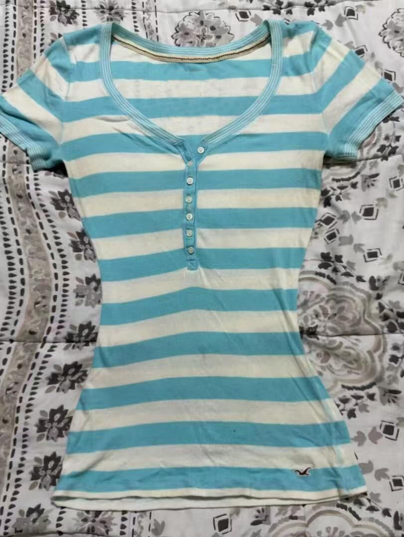 Stripe Blue Aesthetic 2000s St - Summer Grunge Clothing review and price