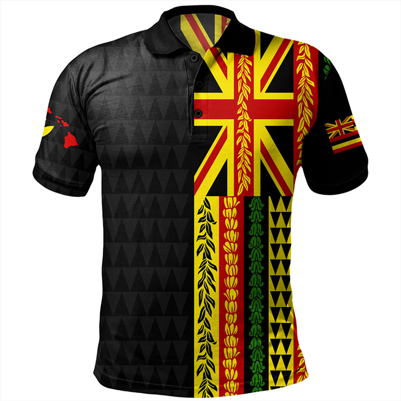 Fashion Hawaii Printed Polo Sh - Summer Vacation Clothing Men review and price