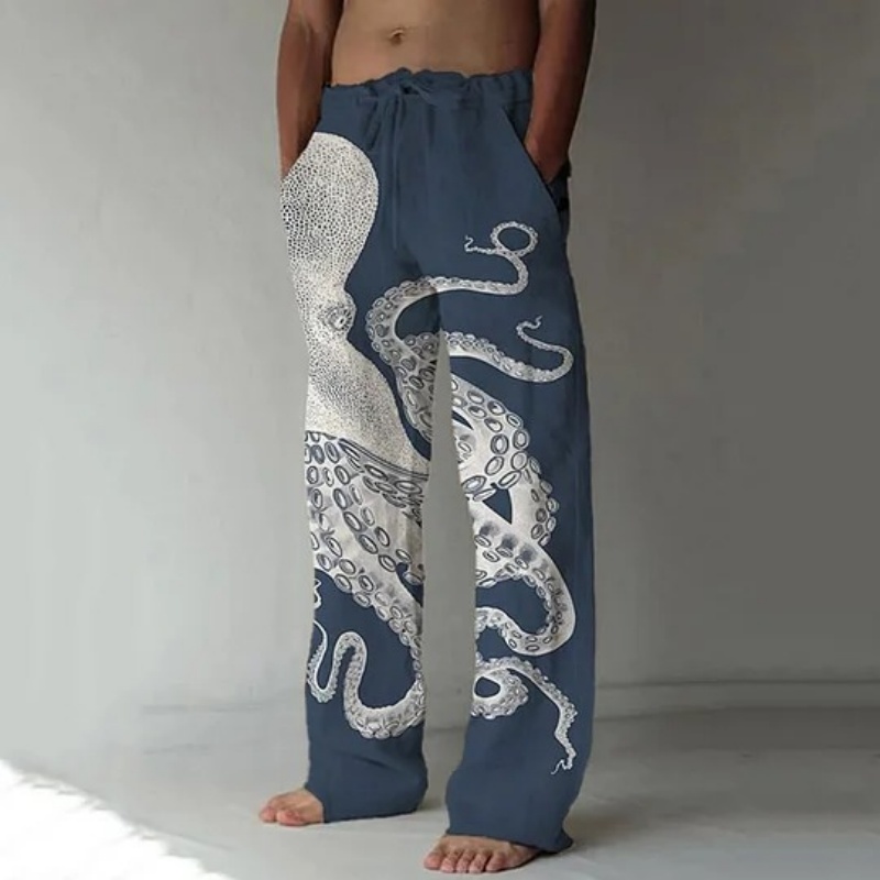 Japanese Art Octopus Graphic P - Summer Clothing Men 2025 review and price