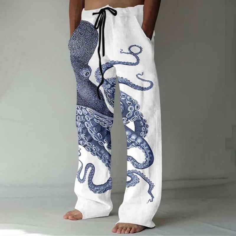 Japanese Art Octopus Graphic P - Summer Clothing Men 2025 review and price