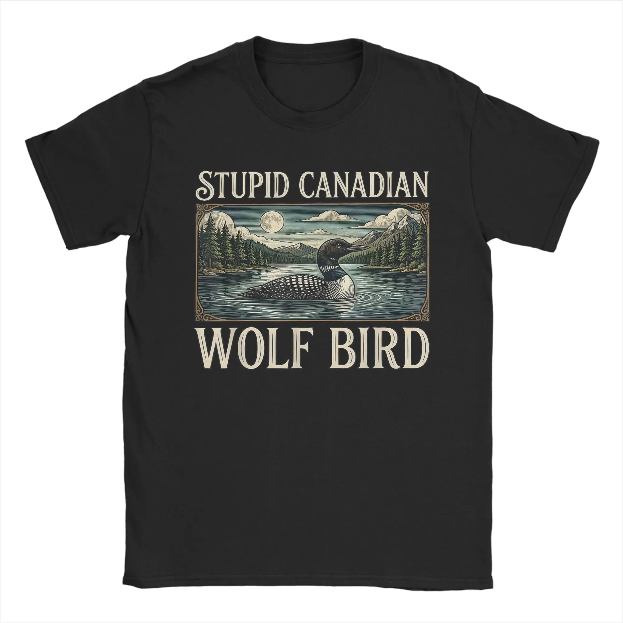 Novelty Stupid Canadian Wolf B - Summer Clothing Ideas review and price
