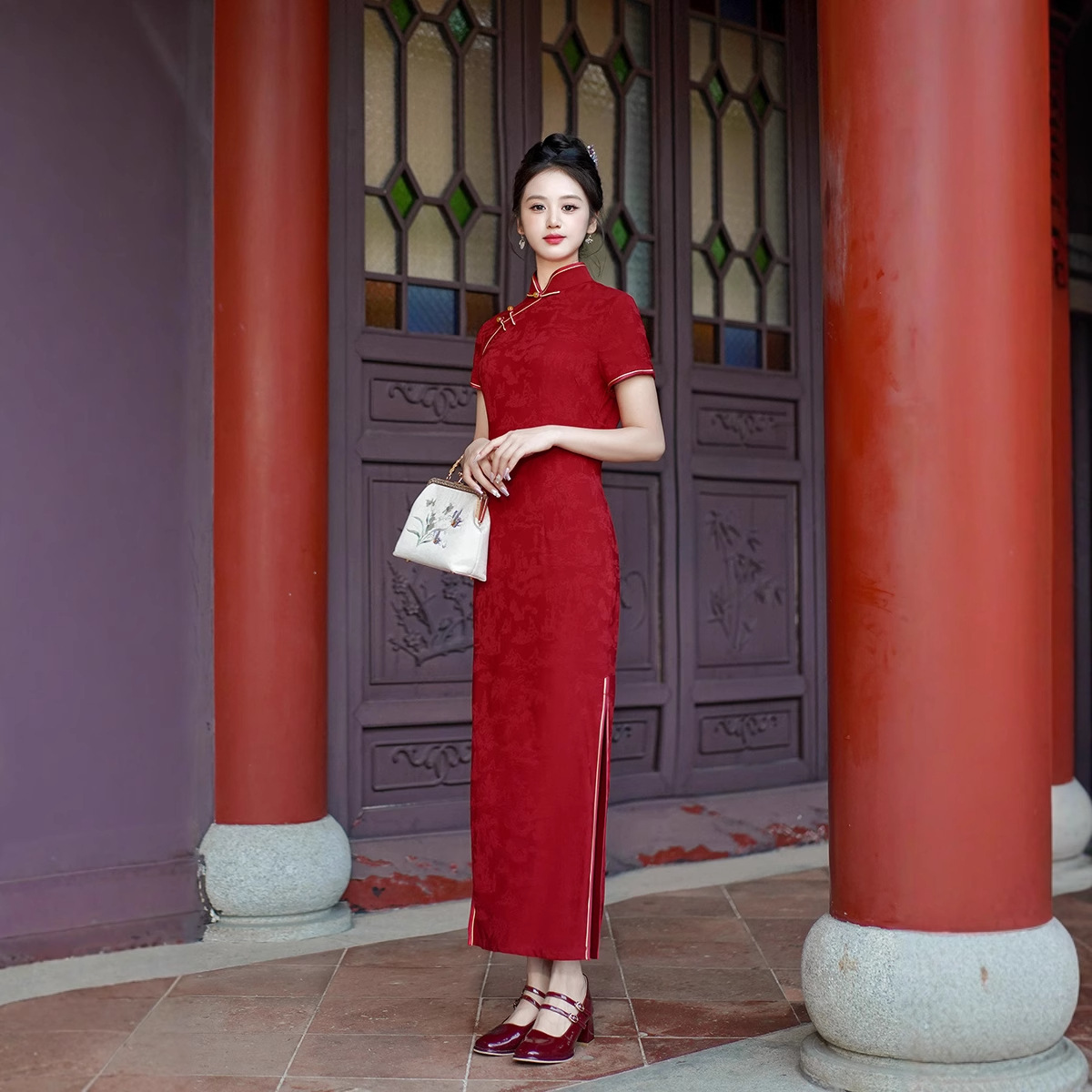 New Cheongsam Long Dress Tempe - Summer Clothes review and price