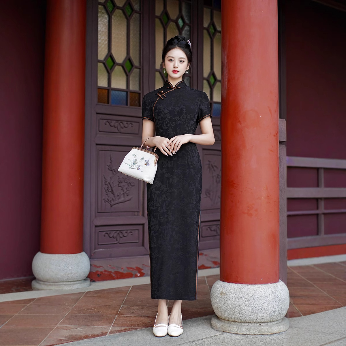 New Cheongsam Long Dress Tempe - Summer Clothes review and price